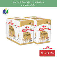 Royal Canin Chihuahua in Loaf อาหารชนิดซอง สำหรับสุนัขพันธุ์ชิวาว่า อายุ8เดือนขึ้นไป ขนาด85กรัม x 24ซอง (2กล่อง)