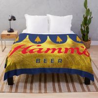 Hamms beer Classic T-Shirt Throw Blanket Sofa Quilt Camping Blanket Fluffy Blankets Large