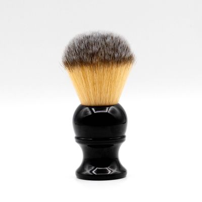 Synthetic Shaving Brush Black Yellow knot 24mm Resin Handle