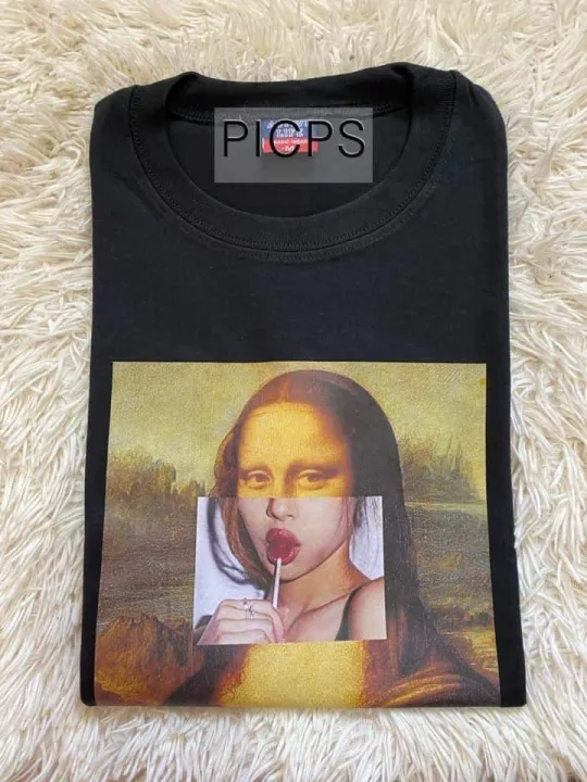 MONA LISA sexy lips | lollipop tshirt | Lazada PH