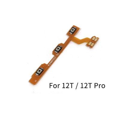สําหรับ Xiaomi 12T / 12T Pro ปุ่มปรับระดับเสียง Flex Cable สวิตช์คีย์ด้านข้างเปิดปิดปุ่มควบคุมชิ้นส่วนซ่อม