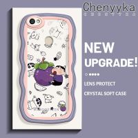 เคส Chenyyyka สำหรับ Xiaomi Redmi โน๊ต5A Y1การ์ตูนน่ารักลายการ์ตูนน่ารักสีเทียนหน้าแข้งโปร่งใสกันกระแทกเนื้อนิ่มขอบครีมสุดสร้างสรรค์เคสใสปลอกซิลิโคนป้องกันเลนส์กล้อง