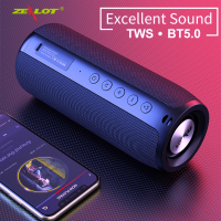 Zealot/etooth ลำโพง S51 TWS สเตอริโอเบสแบบพกพารองรับ AUX การ์ด Micro SD USB เล่นแฟลชไดรฟ์ดิสก์ไมโครโฟนแฮนด์ฟรี