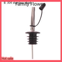 Family Flower Flash Sale บาร์เท็ดไหลขวดไวน์สีแดงสแตนเลส liqor พวยจุกปิดฝา