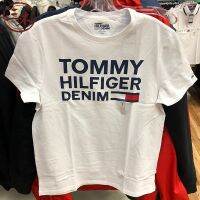 เสื้อยืดผู้ชาย TM Tommy Paraphs ของผู้ชายเสื้อบางพิมพ์ลายเสื้อคู่แฟชั่นใส่สบาย