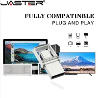 JASTER TYPE-C USB 64GB U Disk โลหะ32GB กันน้ำแฟลชไดร์ฟ16GB Pendrive 8G หน่วยความจำ4G แฟลชไดร์ฟโลโก้ฟรี