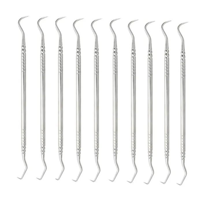 Dental Tool Metal Explorer Teeth Clean Hygiene Explorer Probe hook Pick