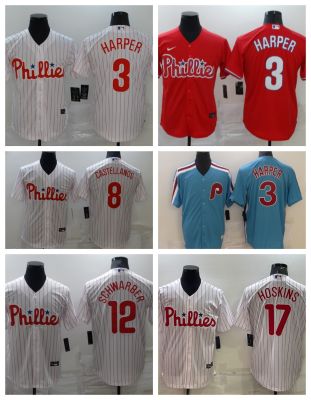 Mlb Jersey Phillies Jersey Harper Philadelphia Baseball Final Baseball Uniform American Style