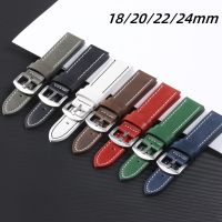 18mm 20mm 22mm 24mm Fashion Watch Band Strap Sport Vintage Genuine Leather Watchband Universal Wrist for Omega Watch Accessories Straps