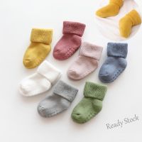 【hot sale】 ☏ C10 For 0-3Years Old Newborn Baby Cotton Autumn and Winter Terry Thickening Baby Socks Non-Slip Floor Socks Children Socks