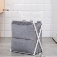 Cotton Foldable Dirty Laundry Basket Laundry Hamper Orgnizer Bin Washing Clothes Storage Basket Home Organizer for Bathroom