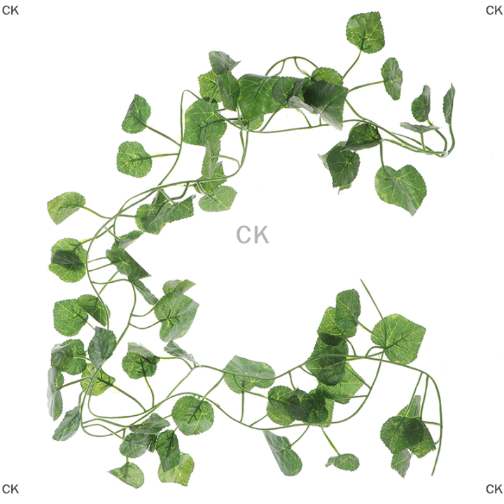 ck-2-0m-artficial-vine-green-plants-leaf-แขวนตกแต่งหวาย-liana-wall-leaves