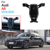 Car Phone Holder Air Vent Mount Clip Clamp Mobile Phone Holder for Audi A6 C8 Accessories 2019 2020