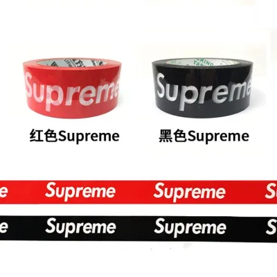 Supreme Douyin Meipai Tape Tide Brand Red and Black DIY Graffiti Tape Sealing Tape Bundle Packing Tape