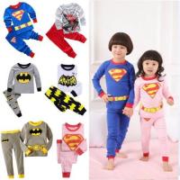 COD SDFGERGERTER Kids Boys Pyjamas Set Cosplay Costume Cartoon Long Sleeve T-Shirt Pants Casual 2Pcs