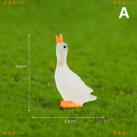 ???3-3% รูปปั้นหงส์น้อยเรซินขนาดเล็ก1ชิ้นแผงหน้าปัดรถยนต์ภูมิทัศน์ขนาดเล็กส่องสว่างประดับบ้าน