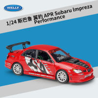 Welly1: 24 Subaru Impreza Apr Subaru Lmpreza Performance Alloy Car Model