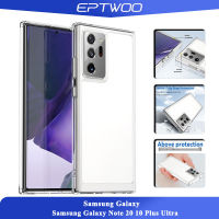 EPTWOO เคส Samsung Galaxy Note ลายลูกกวาดเคสโทรศัพท์พิเศษ20 10 Plus,เคสกันกระแทกสีทึบใสพร้อม XSC-01ป้องกันหลายชั้นอะคริลิคด้านหลัง