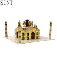 Taj Mahal Building Cardboard 3D Puzzle Kids Toys Game Hobby DIY World Famous Attractions Model Kits Childrens Educational Toys