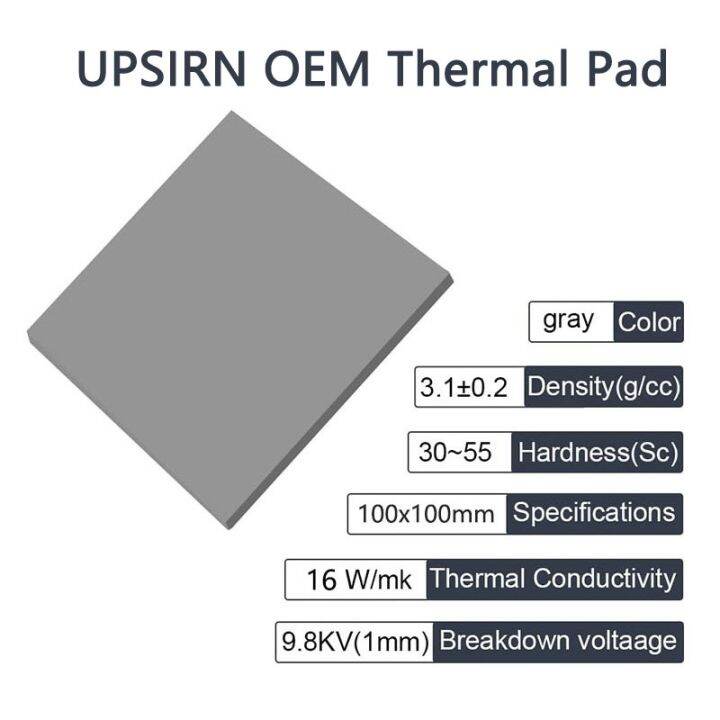 Upsiren OEM Heat Dissipation Silicone Pad CPU/GPU Graphics Card Water