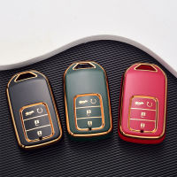 TPU Car Remote Key Case Cover Shell For For Honda CRV CR-V Fit Civic Accord HR-V HRV City Odyssey XR-V Protector Holder Keyless