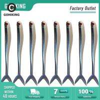 8ชิ้น/ล็อตปลา Fork Tail เหยื่อตกปลา1.7G 8Cm Bionic เหยื่อ