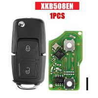 For Xhorse XKB508EN Wire Universal Remote Key Universal Remote Key Car Remote Smart Key 2 Button Fob for VW B5 Style for VVDI Key Tool