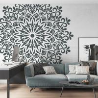 160cm - 240cm Stencil Mandala Extra Large Wall Floor Template Painting Round For Big Flower Decors Brick Templates S244