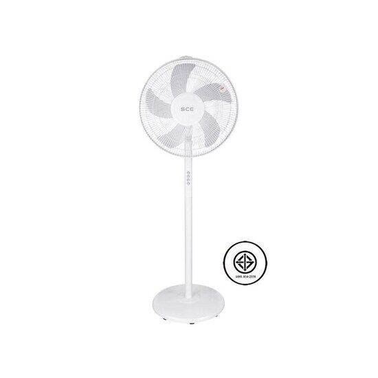 SCE White Floor Fan 16 inches Model WT2 1 Year Warranty Lazada