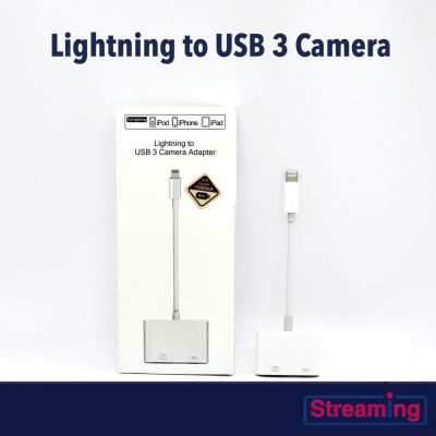 OTG Adapter iPhone Lightning to USB3 Camera Adapter Reader อแดปเตอร์กล้อง รุ่น NK101 รองรับiOS 14 USB 3 iPad