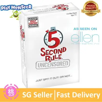 5 Second Rule Spintensity -- Randomized Timer Gives More or Less Time --  Spin to Win -- Ages 14+ - Toys 4 U