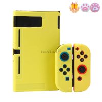 เคสป้องกัน13สีบริสุทธิ์สำหรับ Nintendo Switch,ฝาครอบคอนโซลนุ่มถอดได้สำหรับอุปกรณ์เสริมสวิตช์ NS พิเศษ100%-ของแท้13สี