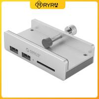 RYRA USB 4 Ports Monitor Table Clip-type HUB 3.0 High Speed Splitter Hub Adapter Clip-type HUB For PC Laptop Clip Range 10-32mm