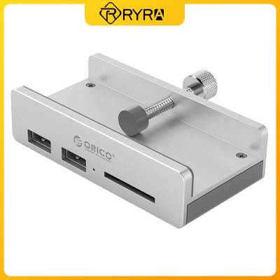 Hyra USB ตัวหนีบตั้งโต๊ะ4พอร์ต,ประเภท HUB แยกช่องความเร็วสูง3.0ฮับต่อพ่วงคลิปประเภท Hub สำหรับพีซีแล็ปท็อปคลิปช่วง10-32มม. Feona