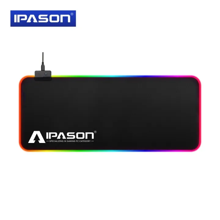 Ipason Symphony RGB Luminous Mouse Pad Oversize NonSlip Rubber Base