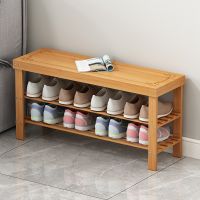 [COD] Small shoe at the door simple cabinet economical space-saving changing stool dust-proof multi-layer solid can sit