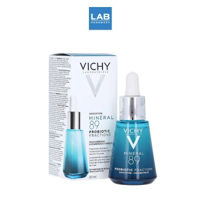 VICHY MINERAL 89 PROBIOTIC FRACTION 30ml เซรั่ม วิชี่ มิเนอรัล 89 โพรไบโอติก แฟรกชั่น เข้มข้น 5% ฟื้นผิวอ่อนล้า คืนความอ่อนเยาว์  บรรจุ 30 มล.