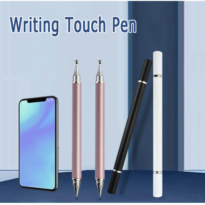 stylus-pen-2in1-สไตลัสปากกา-สไตลัส-ไม่ต้องชาร์จ-ปากกาเขียนวาดหน้าจอ-แต่งรูป-ทัชสกรีน-ปากกาทัชสกรีนสำหรับทุกรุ่น