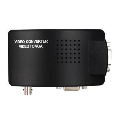 VGA BNC SVIDEO untuk VGA Video Converter VGA Keluar Adaptor BNC untuk VGA Converter Komposit Digital Switch Box Kotak kabel DC