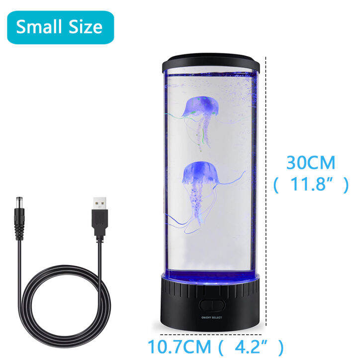 โคมไฟชาร์จ-usb-แมงกะพรุน-led-ตู้ปลาเปลี่ยนสีไฟกลางคืน-usb-รีโมทคอนโทรลของขวัญวันเกิด