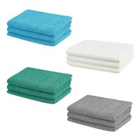 3pcs Microfiber Kitchen Rags Cleaning Cloth for Dishes Absorbent and Lint Free Household Dish Rag