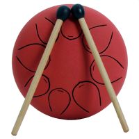 Steel Tongue Drum 8 Notes 5 Inches Chakra Tank Drum Steel Percussion Storage Bag and Mallets