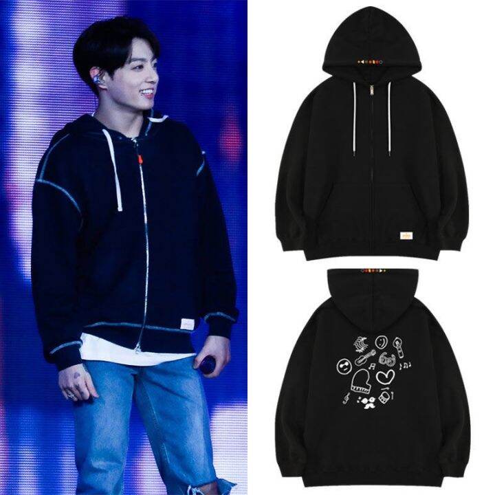 KPOP Bangtan PTD ON STAGE Same Cotton Hooded Jacket Oversize Harajuku  Street Men's and Women's Loose Zipper Hoodie 2022 New Korean Style Trend  Couple Fashion Casual Coat Top | Lazada PH