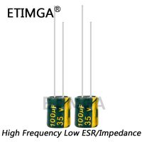 20PCS/LOT Low ESR/Impedance High Frequency 35v 100UF Aluminum Electrolytic Capacitor Size 6*7 100UF35V 20% WATTY Electronics