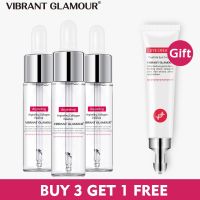 VIBRANT GLAMOUR 4pcs Peptide Collagen Face Serum Eye Cream Shrink Pores Moisturizers Remove Wrinkles Dark Circles Skin Care Set