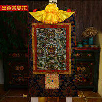 Fast shipping ร้านศากยมุนีพระพุทธเจ้า Thangka เนปาลสไตล์ทิเบตกรอบพระศากยมุณีพระพุทธรูปภาพวาดแขวนพระ