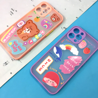 เคส Samsung พร้อมส่ง!! เคสขอบสีหลังขุ่น เคสกันเลนส์กล้อง เคสกันกล้อง เคสการ์ตูน ขอบสี เคสแฟชั่น เคสหลังขุ่น