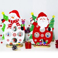 Wooden Christmas Trees Decor Ornaments Festival Party Xmas Tree Home Table Desk Decoration Kids Christmas Gifts