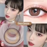 คอนแทคเลนส์ Roze Hydrogel รุ่น Pure Brown (สีน้ำตาล)