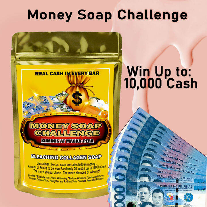 money soap Bleaching Collagen (GOLD) Soap money soap random prices 1